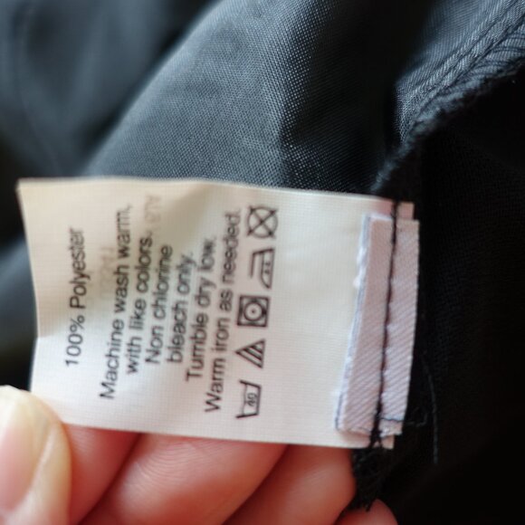 J.Crew 03341 black mid rise elastic waist drawstring drapey pants pockets 00 XXS - Picture 12 of 13